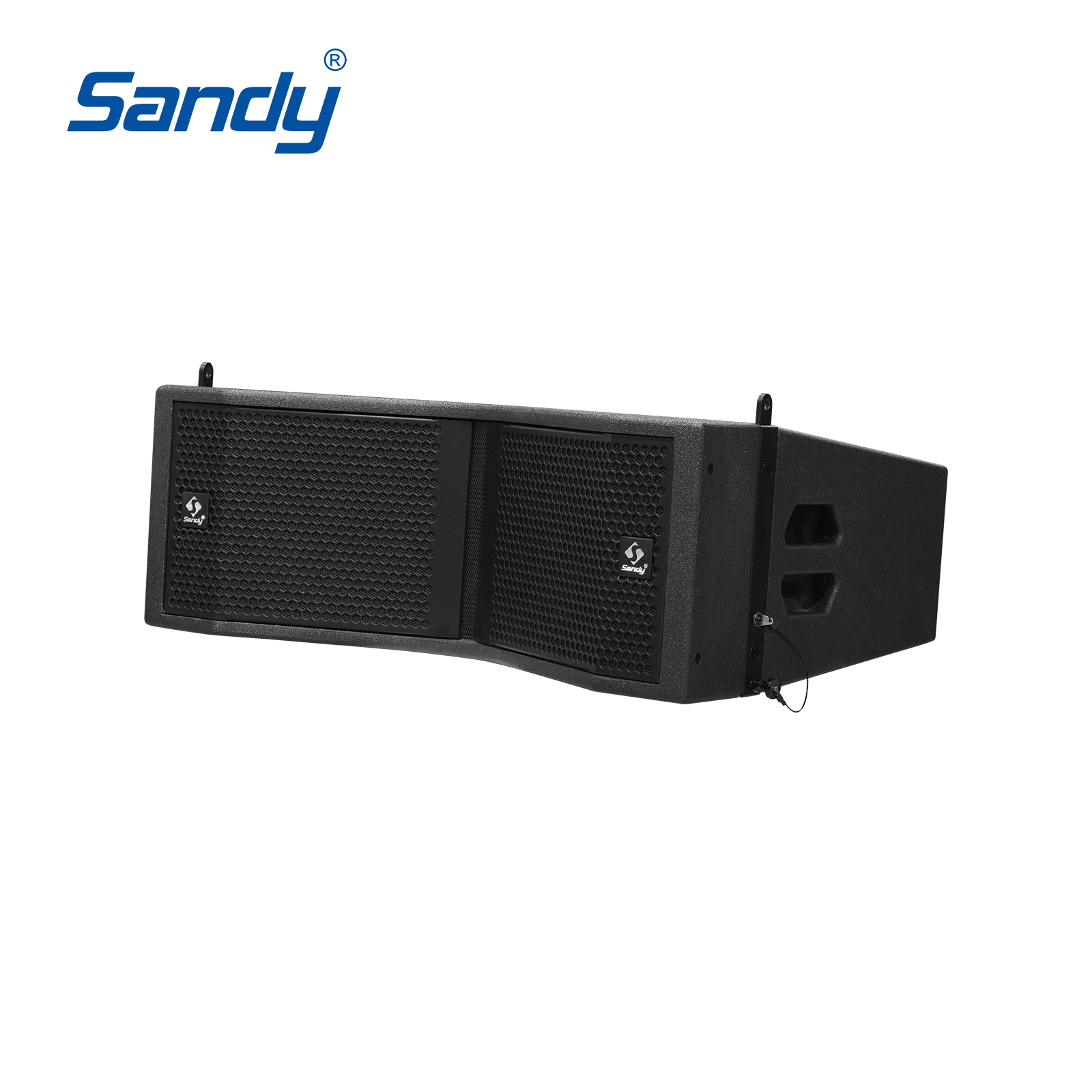 Sandy J08M dual 8 inch line array speaker 530W professional audio sound equipment for weddings events rental PA and venue installation