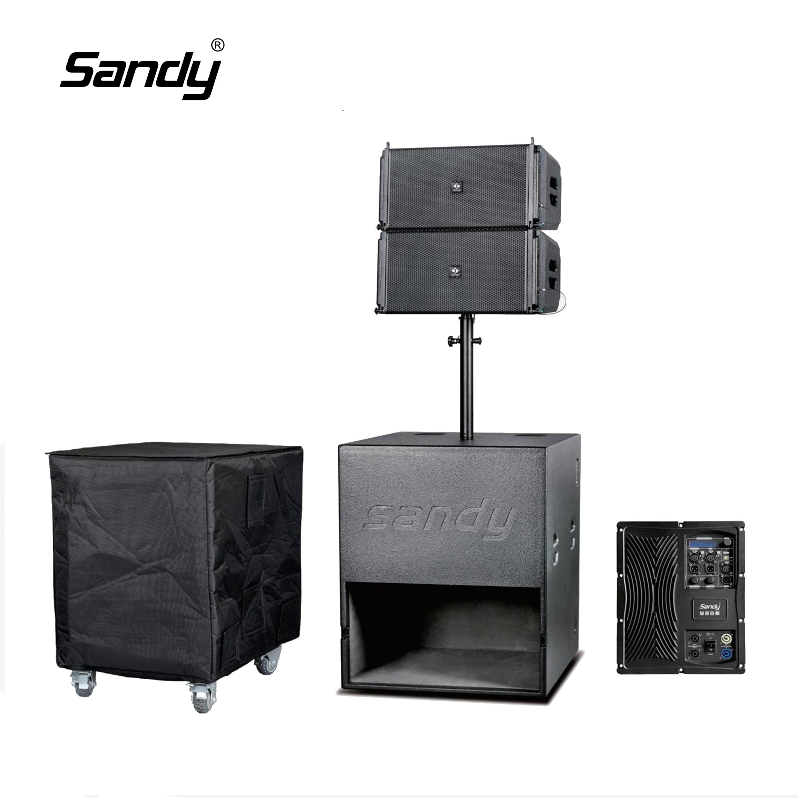Sandy MX2.1 professional dual 12 inch line array speaker system for wholesale pro audio sound reinforcement