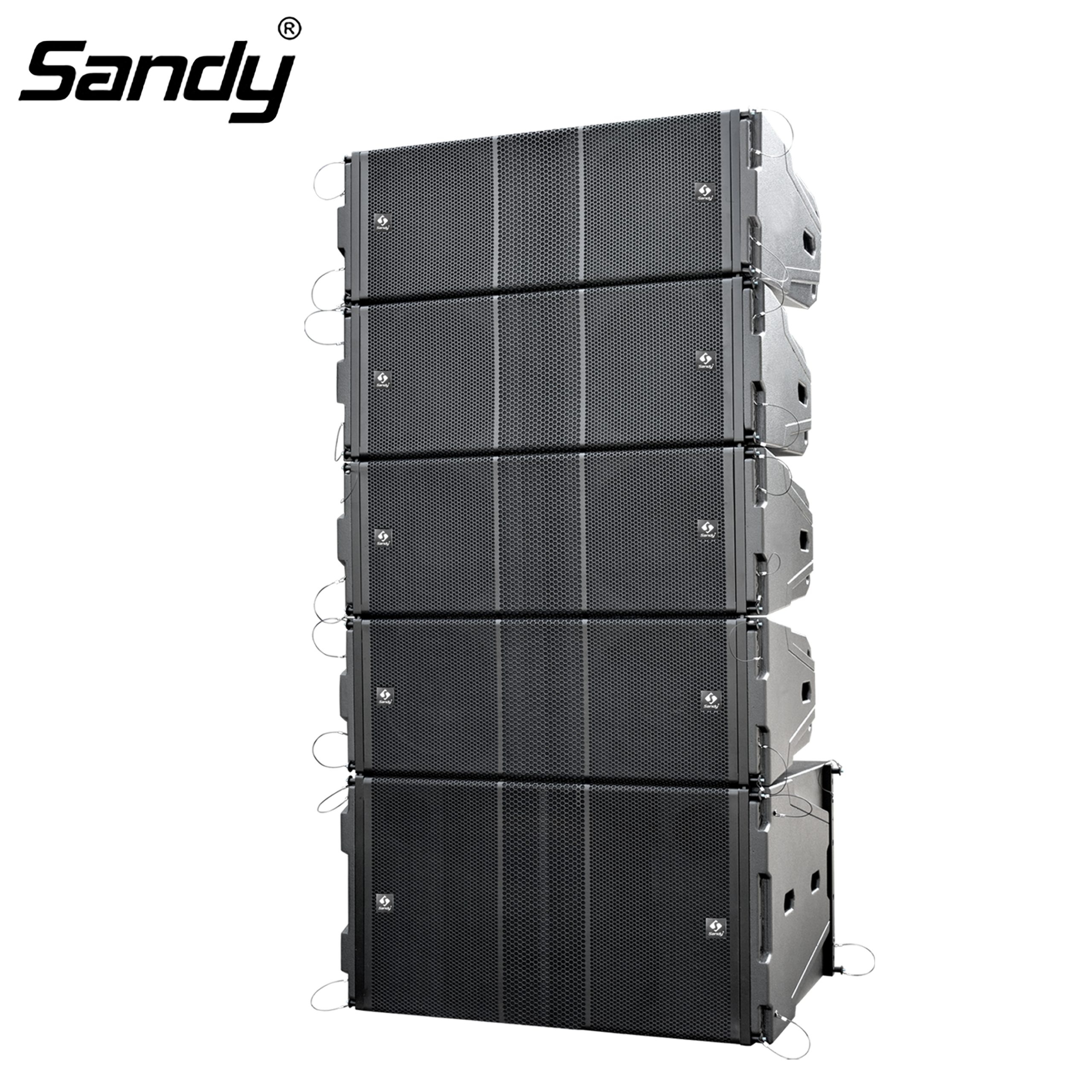 Sandy G12 dual 12 inch line array speaker 900W professional outdoor stage wedding audio system wholesale