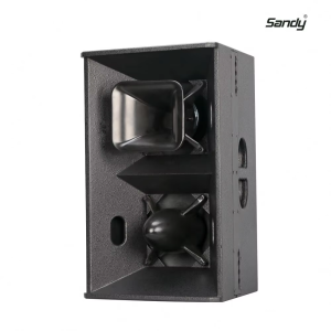 Sandy T24 dual 12 inch passive full-range PA speaker 1600W professional club church conference audio system