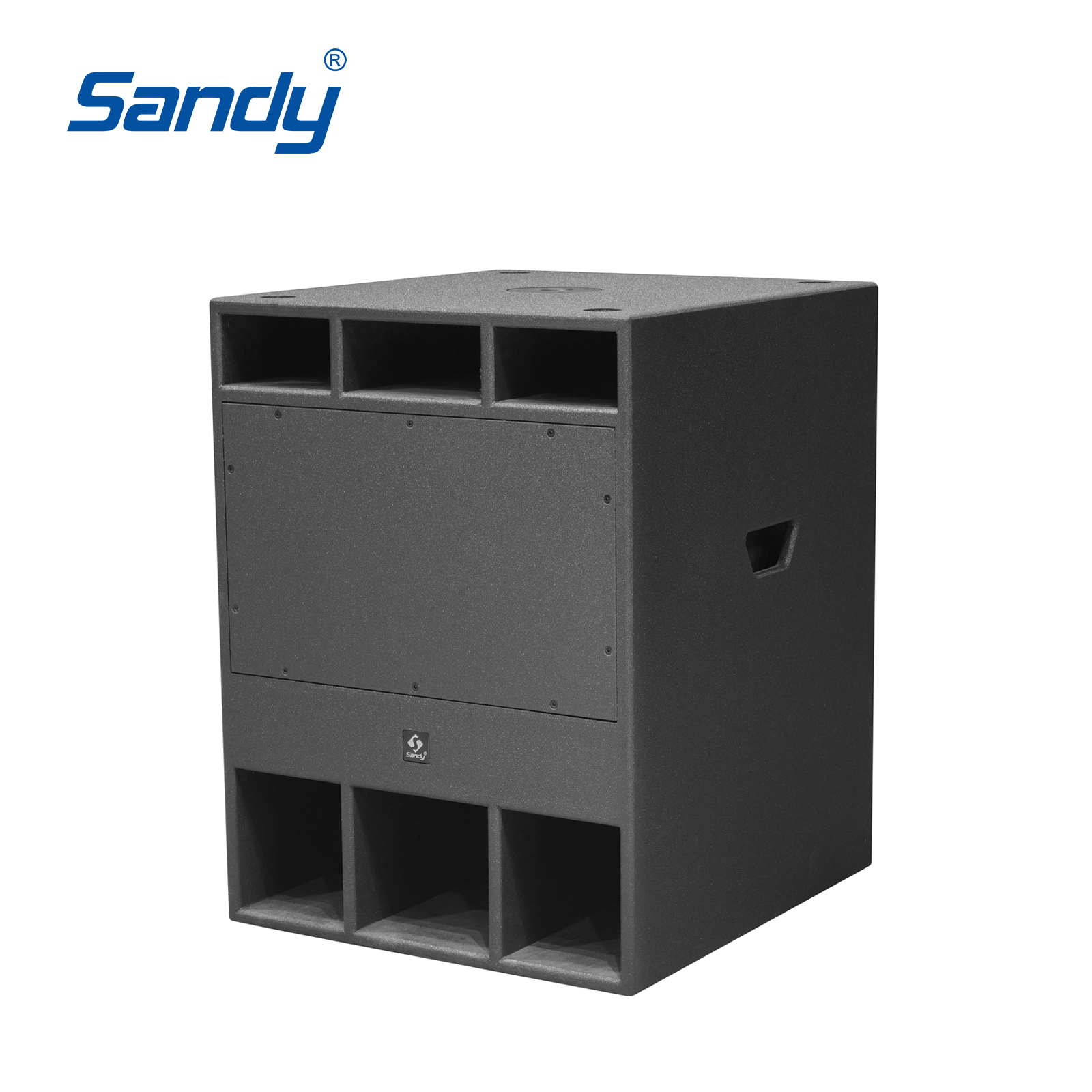 Sandy B1QP 18 inch active subwoofer 600W DSP powered bass speaker for church stage DJ and pro audio