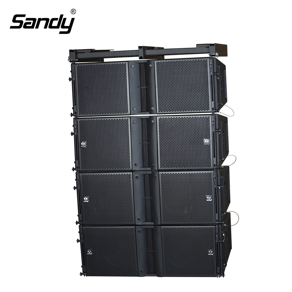 Sandy J10M dual 10-inch passive two-way line array speaker system 2800W waterproof professional PA speaker for wholesale and installation