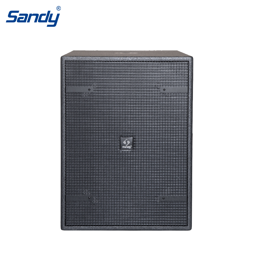 Sandy B118S single 18 inch professional stage subwoofer speaker with birch plywood cabinet for DJ audio and live sound systems