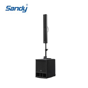SANDY I3 portable active line array speaker system 10 inch outdoor professional column speaker 400W 700W 1400W
