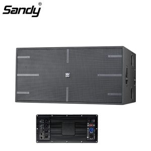 Sandy Audio B3P active dual 18 inch waterproof powered subwoofer with DSP amplifier for outdoor stage PA sound system