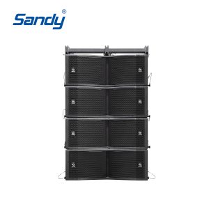 Sandy J08MP dual 8 inch active line array speaker manufacturer professional audio equipment for events and PA systems