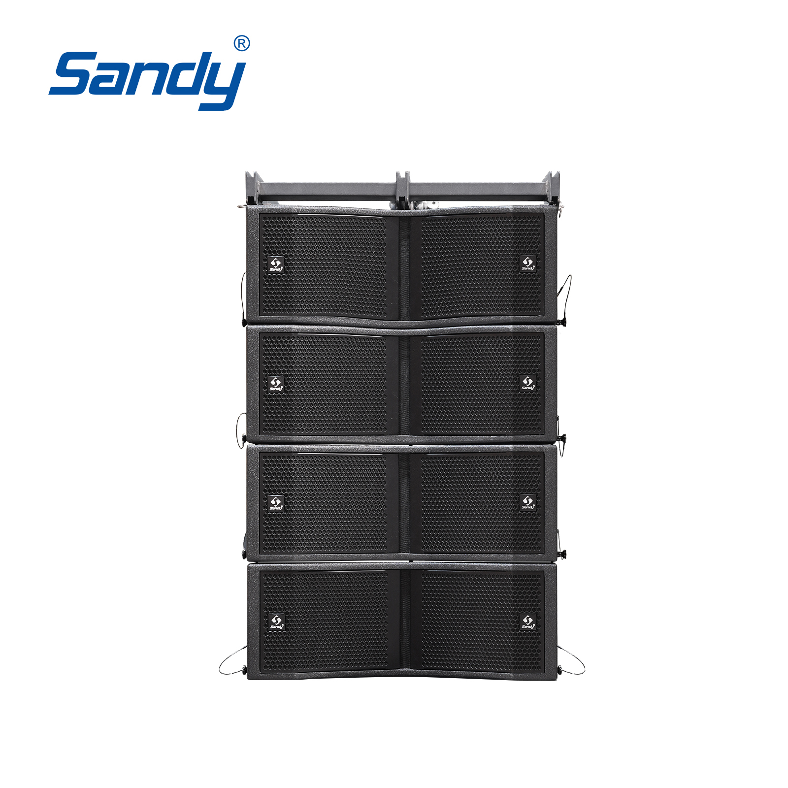 Sandy J08MP dual 8 inch active line array speaker manufacturer professional audio equipment for events and PA systems