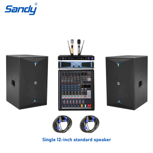 Sandy CB12 12 inch 2-way full-range professional PA speaker 700W neodymium loudspeaker for church crusade stage and event sound system