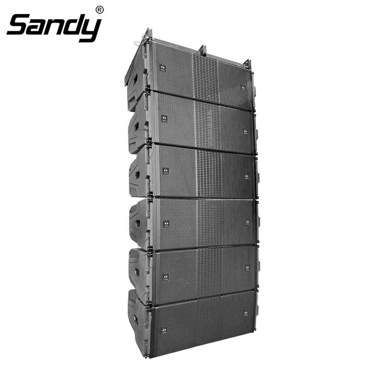Sandy G12 dual 12 inch professional line array speaker 900W outdoor stage concert wedding sound system equipment