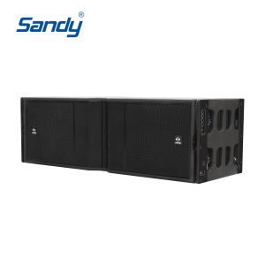 Sandy J15M dual 15 inch passive waterproof line array speaker for professional commercial sound system installation
