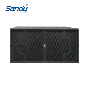 Sandy B6 dual 18 inch 2000W waterproof professional subwoofer for stage sound and wholesale PA systems