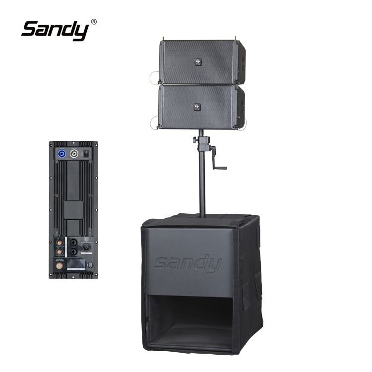 Sandy Audio MX2.1 dual 10 inch active line array speaker professional stage sound system manufacturer