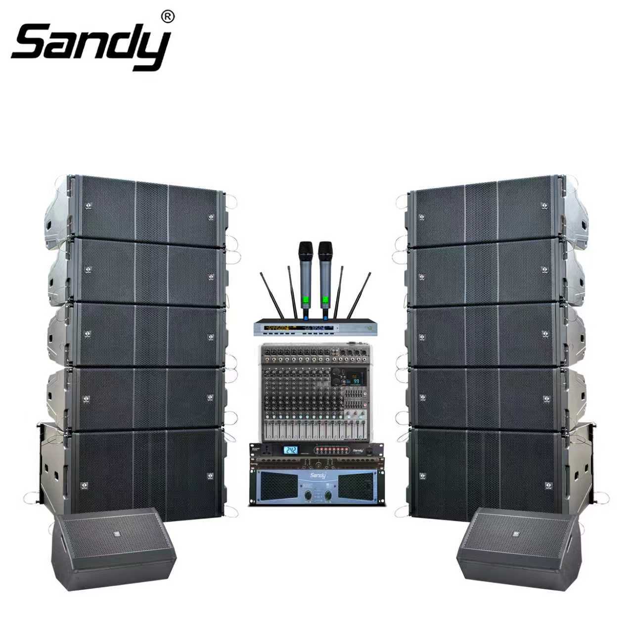 Sandy G12 dual 12 inch line array speaker 900W professional wholesale event audio system