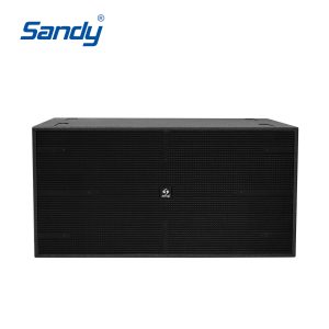SANDY B3P dual 18 inch active subwoofer with Class D DSP amplifier for professional DJ live sound stage and wholesale PA systems